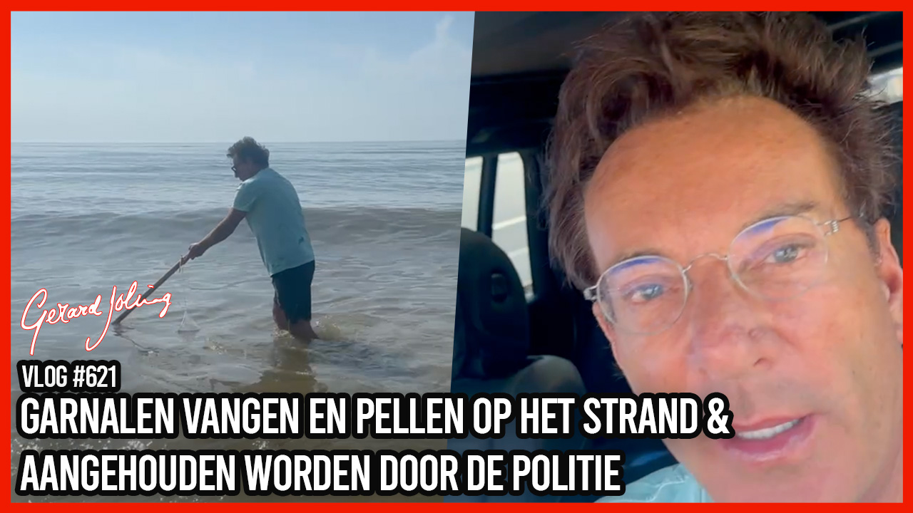 GARNALEN VANGEN EN PELLEN OP HET STRAND & AANGEHOUDEN WORDEN DOOR DE POLITIE -GERARD JOLING-VLOG#621