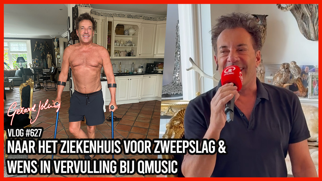 NAAR HET ZIEKENHUIS VOOR ZWEEPSLAG & WENS IN VERVULLING BIJ QMUSIC - GERARD JOLING - VLOG #627