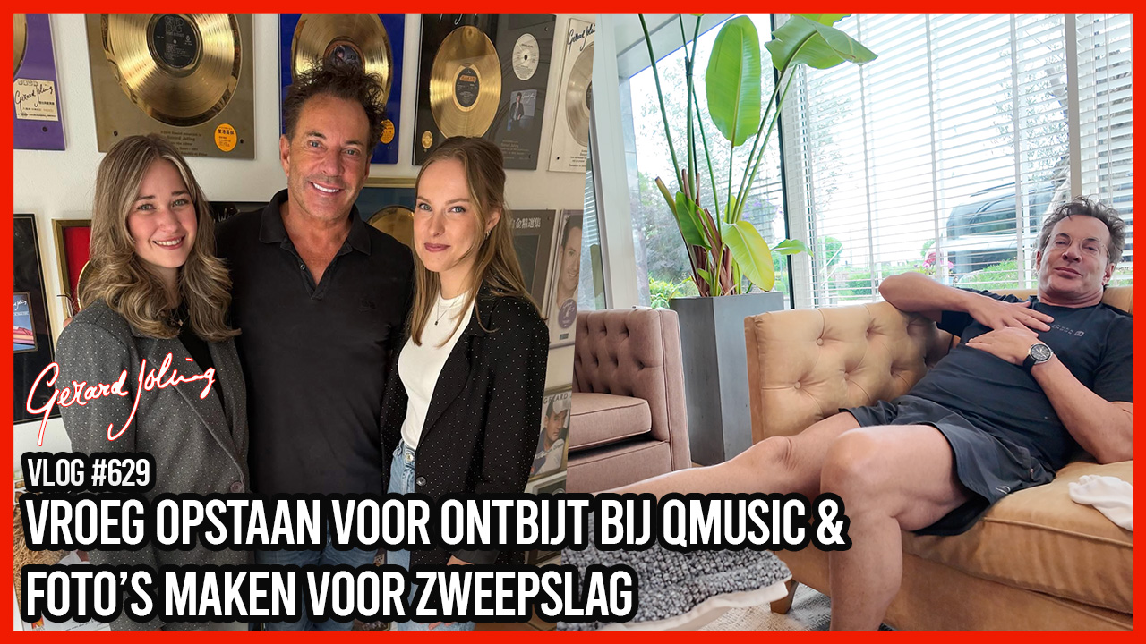 VROEG OPSTAAN VOOR ONTBIJT BIJ QMUSIC & FOTO'S MAKEN VOOR ZWEEPSLAG - GERARD JOLING - VLOG #629
