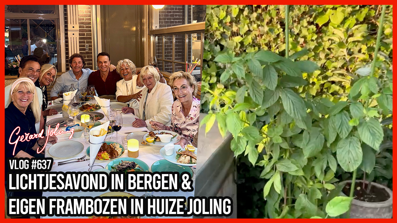 LICHTJESAVOND IN BERGEN & EIGEN FRAMBOZEN IN HUIZE JOLING - GERARD JOLING - VLOG #637