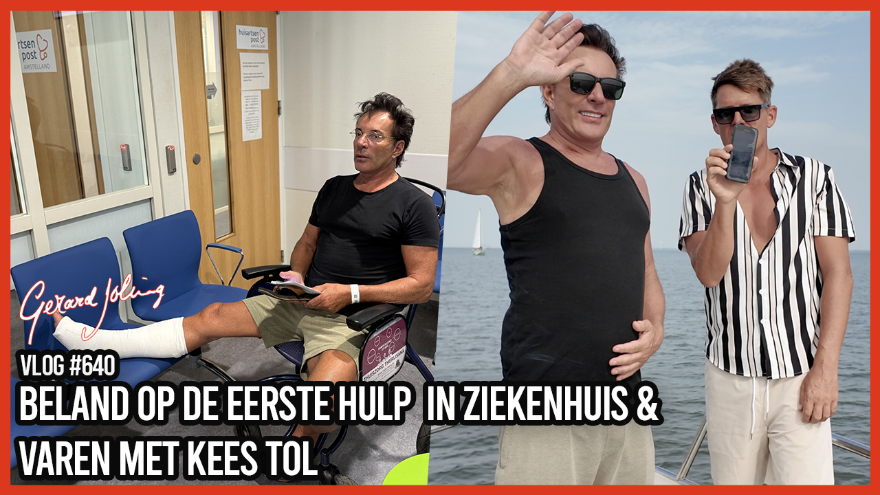 BELAND OP DE EERSTE HULP IN ZIEKENHUIS EN VAREN MET KEES TOL - GERARD JOLING - VLOG #640