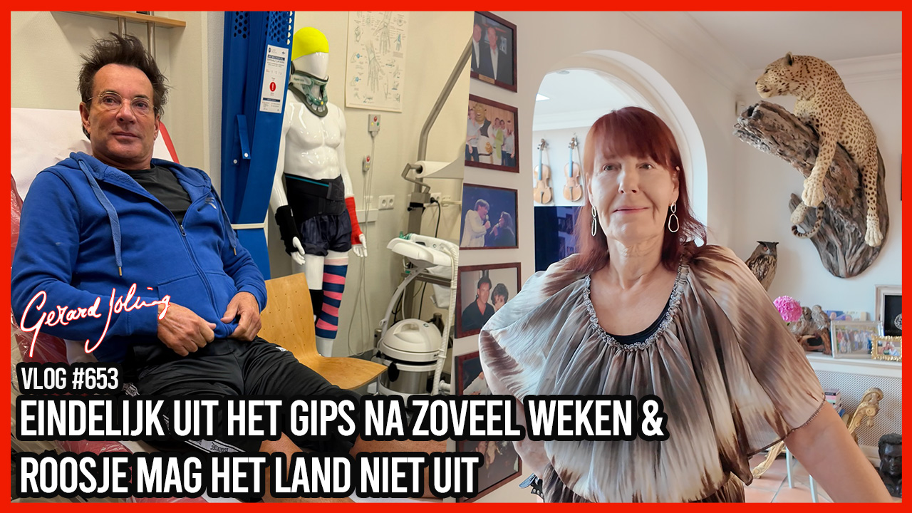EINDELIJK UIT HET GIPS NA ZOVEEL WEKEN & ROOSJE MAG HET LAND NIET UIT - GERARD JOLING - VLOG #653