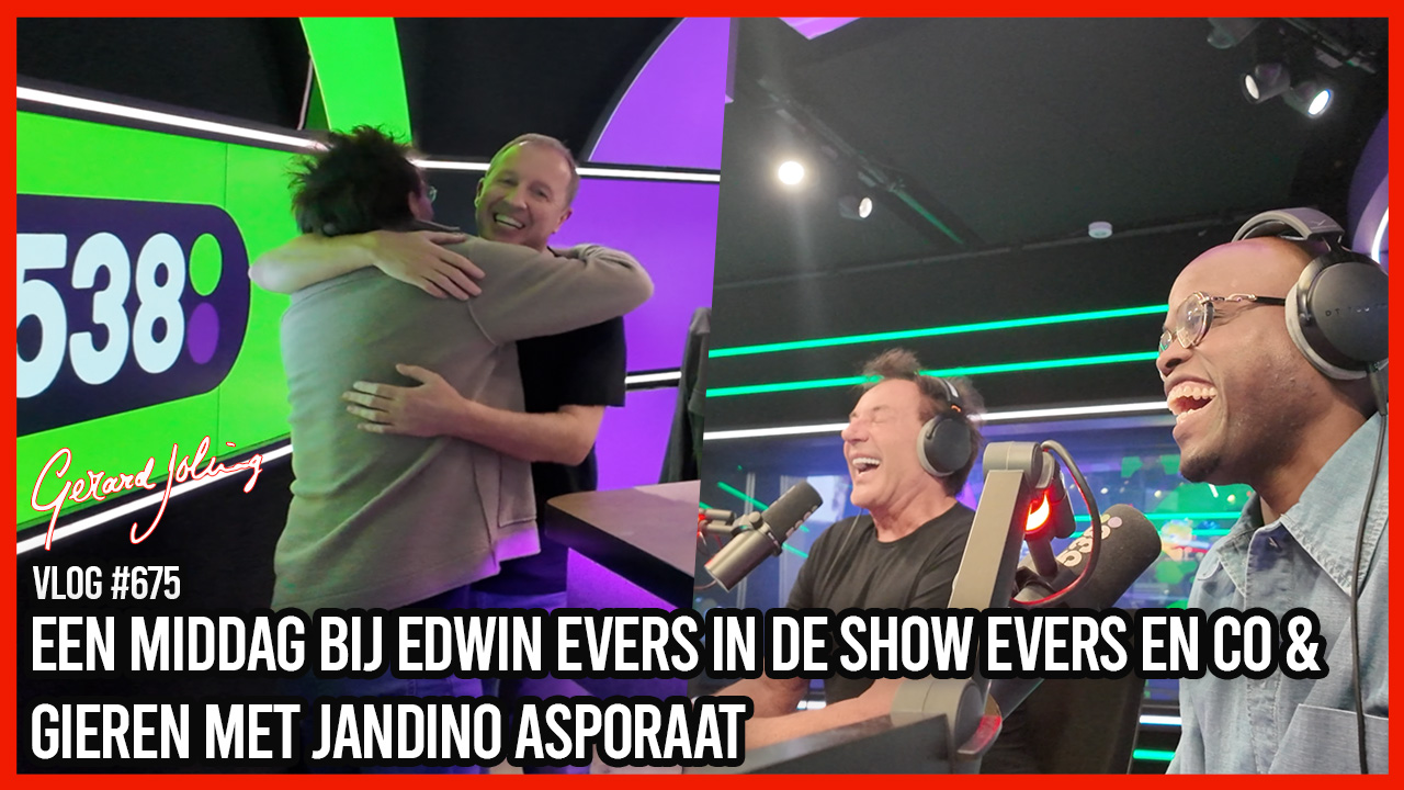 EEN MIDDAG BIJ EDWIN EVERS IN DE SHOW EVERS EN CO&GIEREN MET JANDINO ASPORAAT-GERARD JOLING-VLOG#675