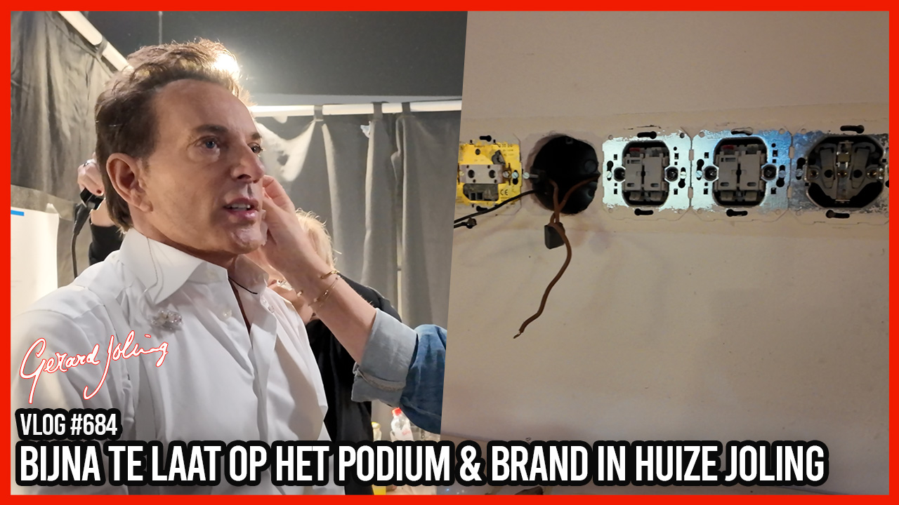 BIJNA TE LAAT OP HET PODIUM & BRAND IN HUIZE JOLING - GERARD JOLING - VLOG#684
