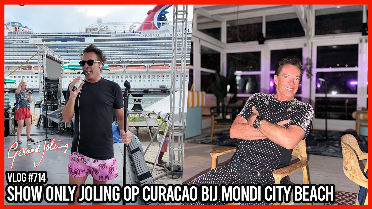 SHOW ONLY JOLING OP CURAÇAO BIJ MONDI CITY BEACH  - GERARD JOLING - VLOG #714