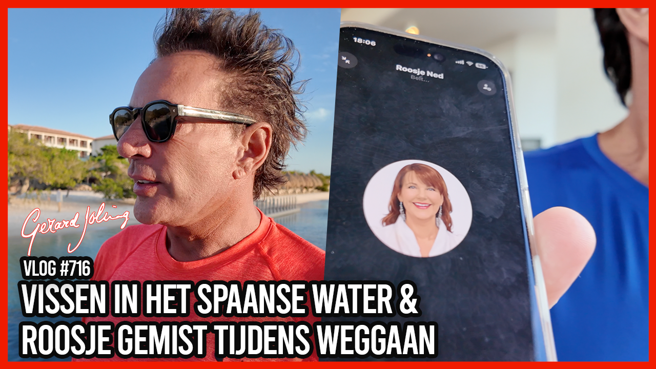 VISSEN IN HET SPAANSE WATER & ROOSJE GEMIST TIJDENS WEGGAAN - GERARD JOLING - VLOG #716