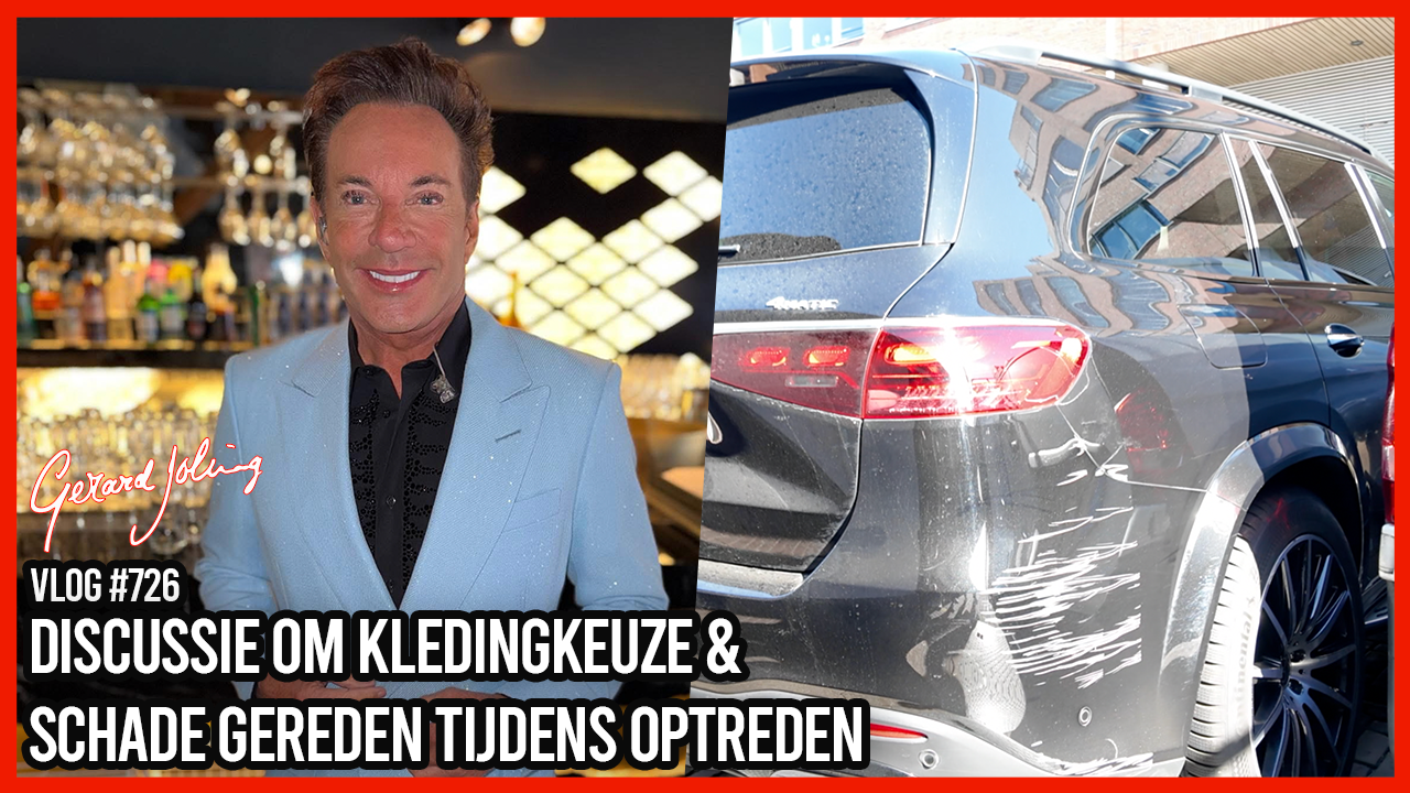 DISCUSSIE OM KLEDINGKEUZE & SCHADE GEREDEN TIJDENS OPTREDEN - GERARD JOLING - VLOG #726