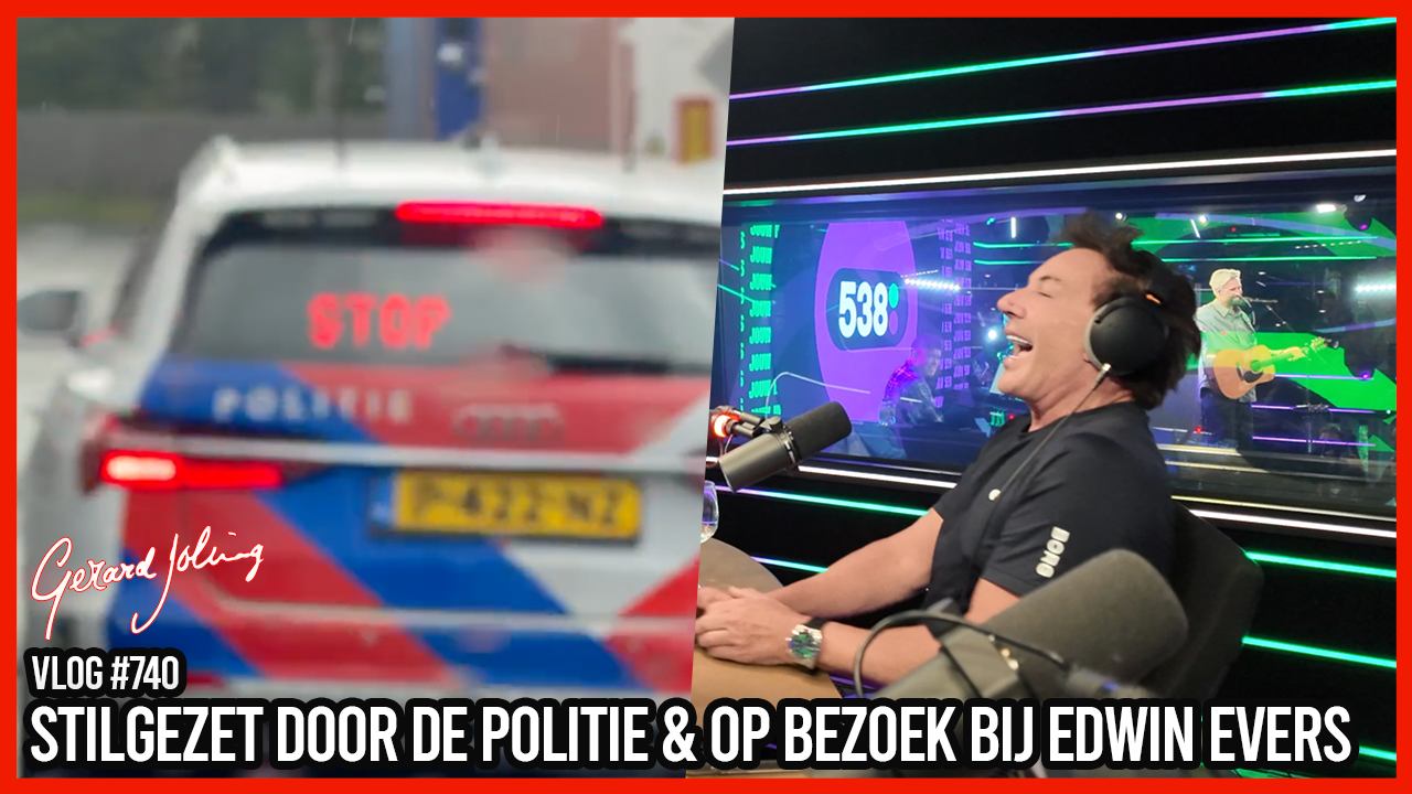 STILGEZET DOOR DE POLITIE & OP BEZOEK BIJ EDWIN EVERS - GERARD JOLING -  VLOG #740