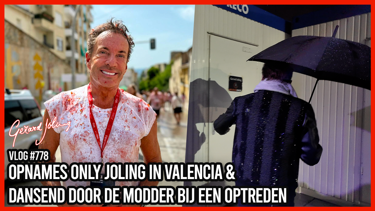OPNAMES ONLY JOLING IN VALENCIA & DANSEND DOOR DE MODDER BIJ EEN OPTREDEN - GERARD JOLING -VLOG #778