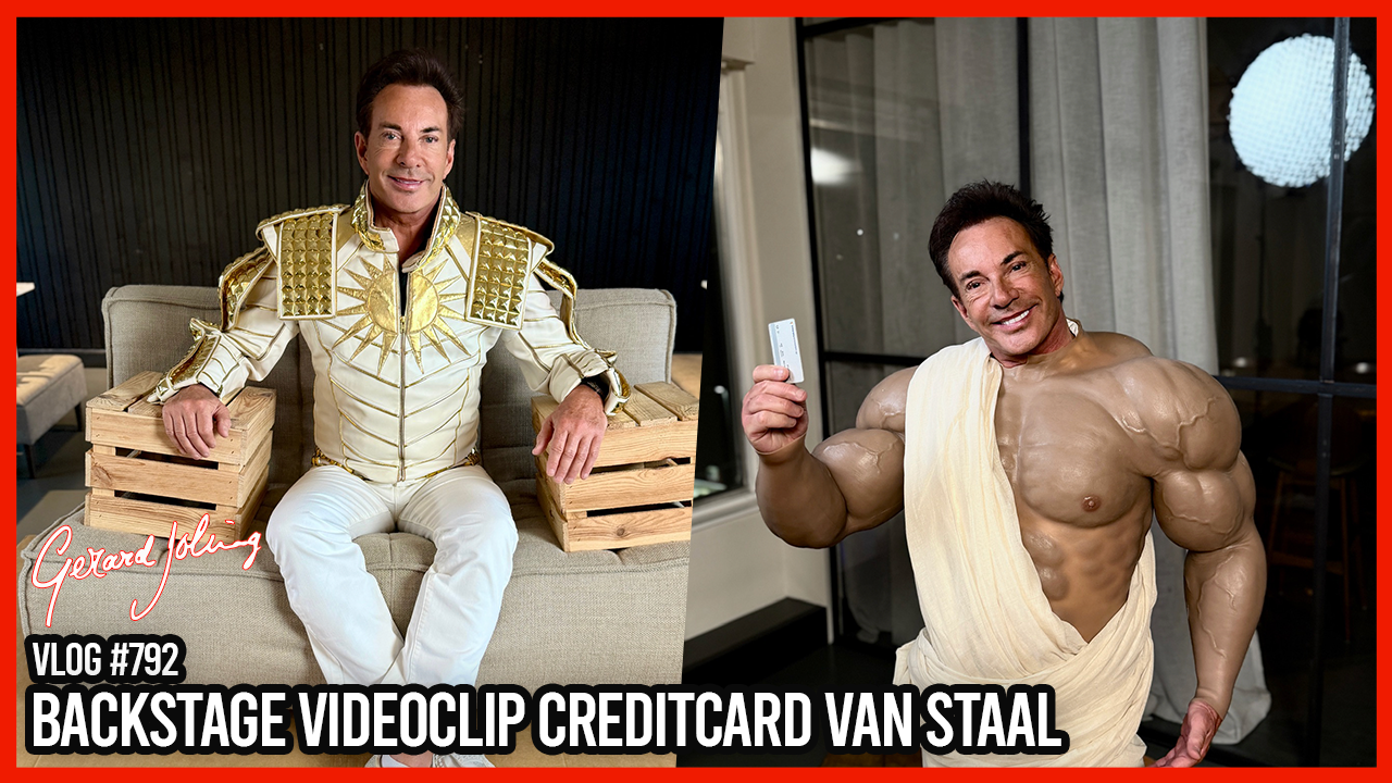 BACKSTAGE VIDEOCLIP CREDITCARD VAN STAAL - GERARD JOLING - VLOG #792